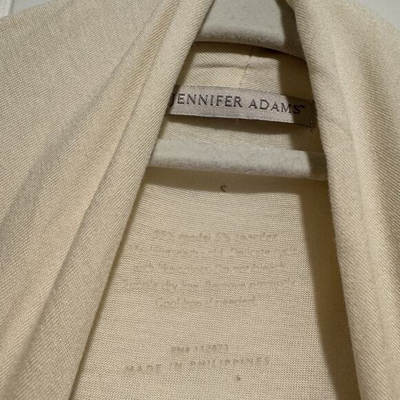 Jennifer Adams Cream Modal Short Robe Size Small - Picture 5 of 6